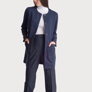 KIT AND ACE COLLARLESS BLAZER JACKET SIZE M